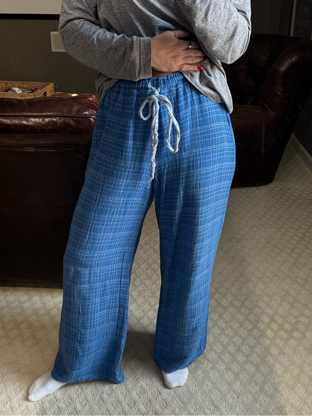 Boho Relaxed Wide Leg Pants